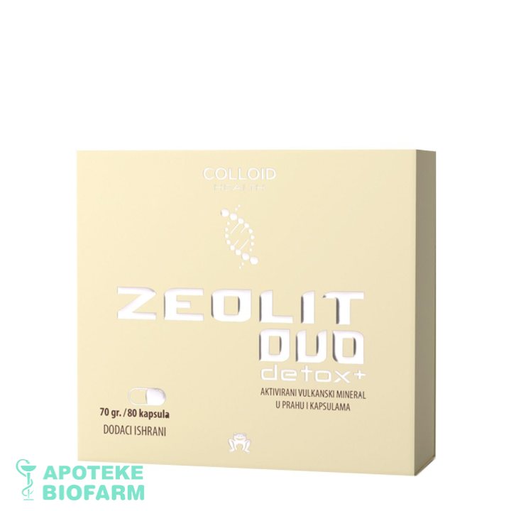 Zeolit Duo Detox Prah 70G+80 Caps