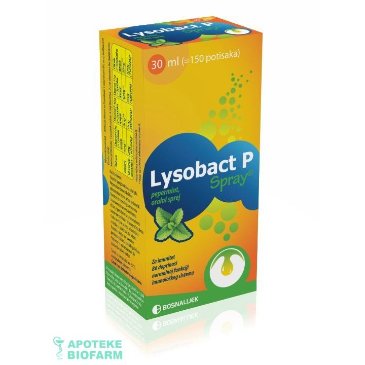 Lysobact P Sprej Za Grlo Pepermint 30Ml