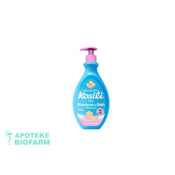 KOSILI ŠAMPON+KUPKA 400ML PLAVA PUMPICA