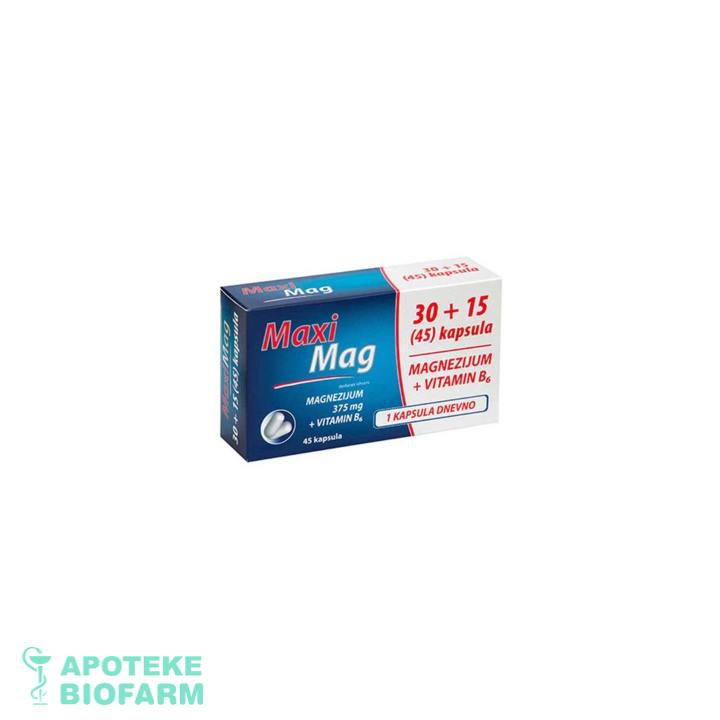 Maxi Mag Caps A 3 + 15 Caps Gratis