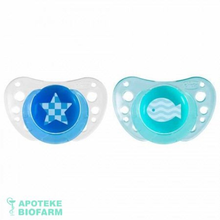 Chicco Laža Physio Air Silikon Plava 16-36 M  2 Kom