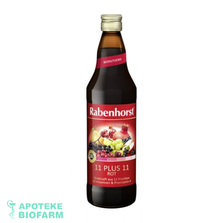 Rabenhorst Sok Multivitaminski 11+11 Crveni 750Ml