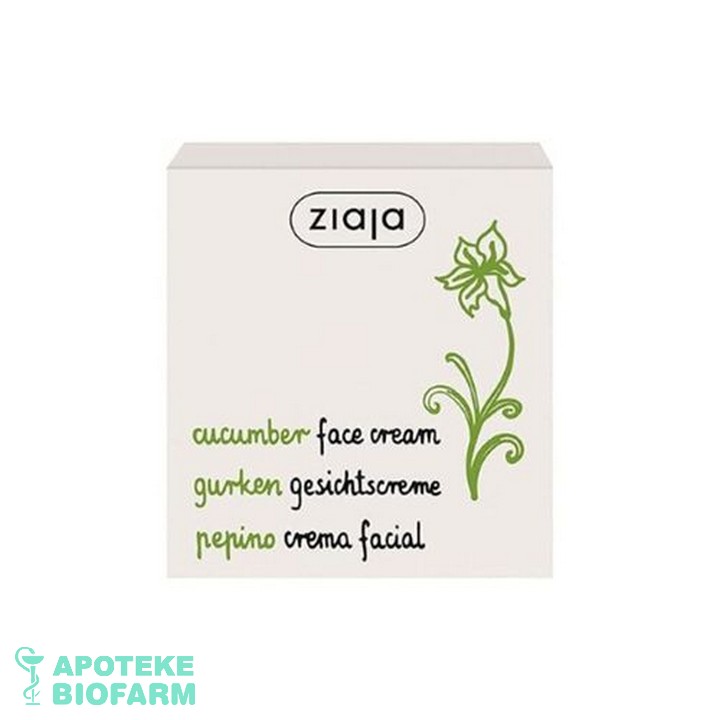 Ziaja Krema Za Lice Ekstrakt Krastavca 50Ml 0173