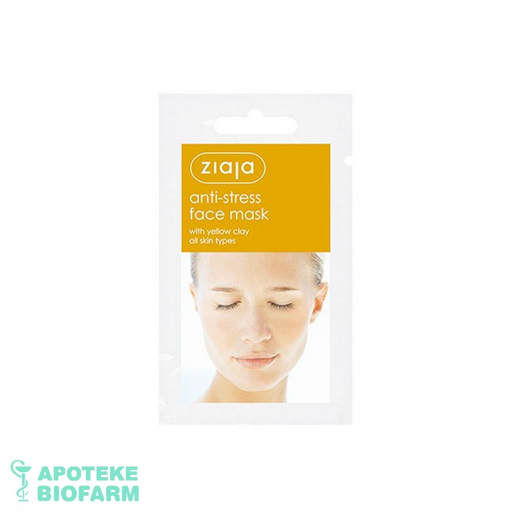 ZIAJA MASKA ZA LICE ANTI-STRES SA ZUTOM GLINOM 7ML 2443 Ziaja Maska Za Lice Anti-Stres Sa Zutom Glinom 7Ml 2443