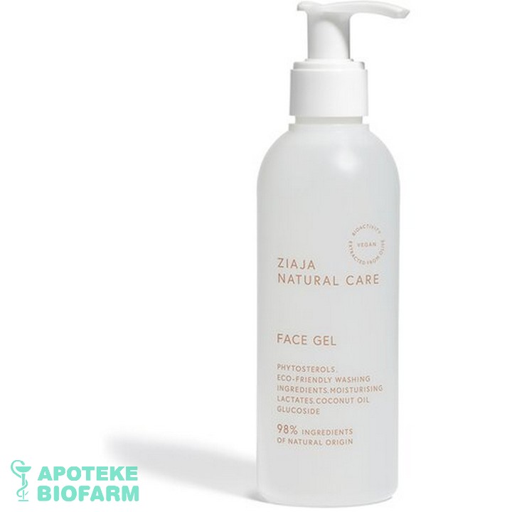 Ziaja Gel Za Ciscenje Lica Natural Care 200 Ml 3491