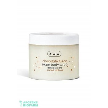 ZIAJA PILING ZA TELO ŠEĆERNI PILING ČOKOLADNE PRALINE 300 ML 4949