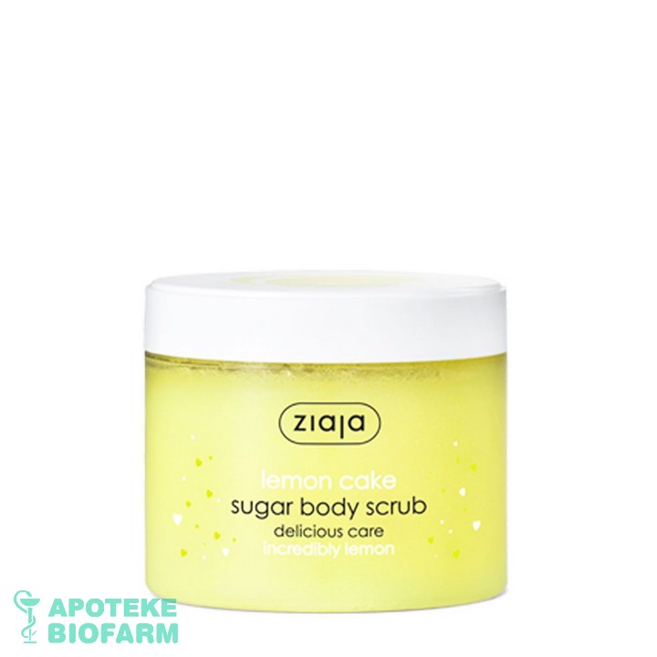 ZIAJA PILING ZA TELO SECERNI LEMON CAKE 300 ML 5632 Ziaja Piling Za Telo Secerni Lemon Cake 300 Ml 5632