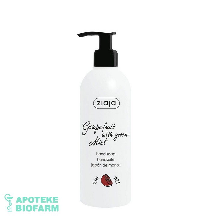 ZIAJA TECNI SAPUN ZA RUKE GREJP SA ZEL.MENT. 270ML 7095 Ziaja Tecni Sapun Za Ruke Grejp Sa Zel.ment. 270Ml 7095