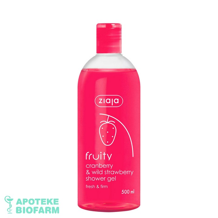 ZIAJA GEL ZA TUSIRANJE BRUSNICA I DIVLJA JAGODA 500ML 8971 Ziaja Gel Za Tusiranje Brusnica I Divlja Jagoda 500Ml 8971