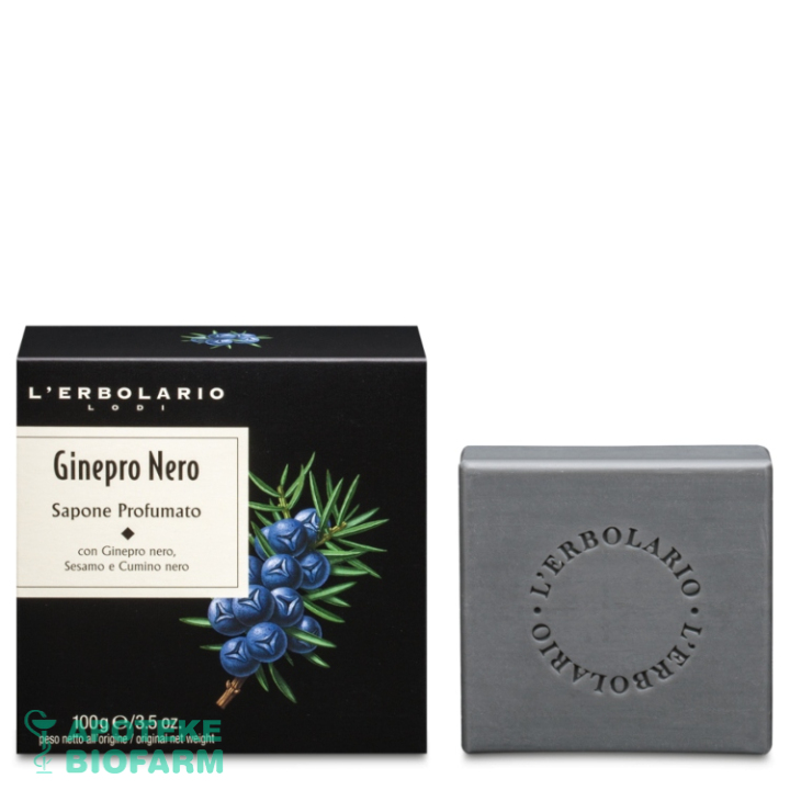 L Erbolario Lodi Ginepro Nero Sapun 100 Gr
