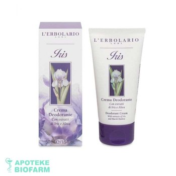 L ERBOLARIO LODI IRIS DEZODORANS KREMA 50 ml