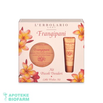 L ERBOLARIO LODI FRANGIPANI SET BALZ.ZA USNE 10 ml & KREMA ZA RUKE