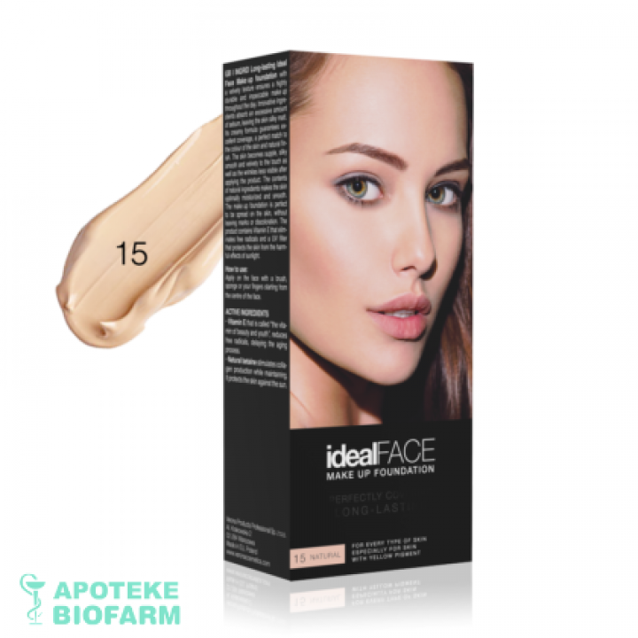 Ingrid Ideal Face Tečni Puder 15 Natural 35Ml Ingrid Ideal Face Tečni Puder 15 Natural 35Ml