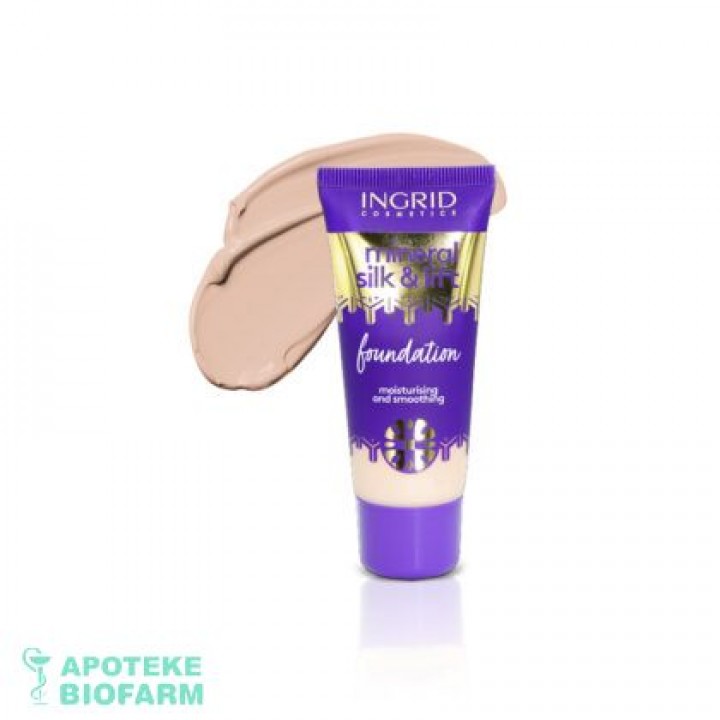 Ingrid Mineral Silk&Lift Tečni Puder 280 Light Ivory 30Ml Ingrid Mineral Silk&Lift Tečni Puder 280 Light Ivory 30Ml