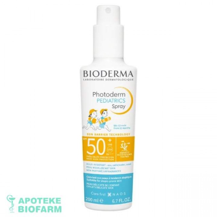 Bioderma Photoderm Pediatrics Sprej Spf50+ 200Ml