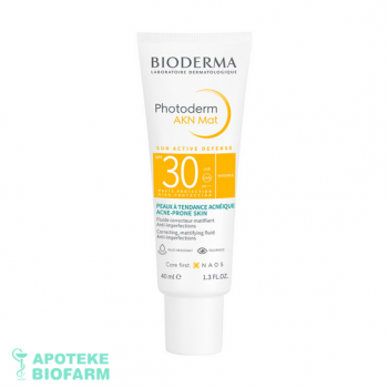 BIODERMA PHOTODERM AKN MAT SPF30 40ML BIODERMA PHOTODERM AKN MAT SPF30 40ML