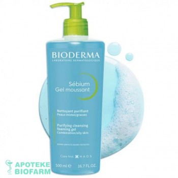 BIODERMA SEBIUM GEL ZA PRANJE 500ML