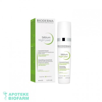 BIODERMA SEBIUM NIGHT PEEL CONCENTRAT 40ML