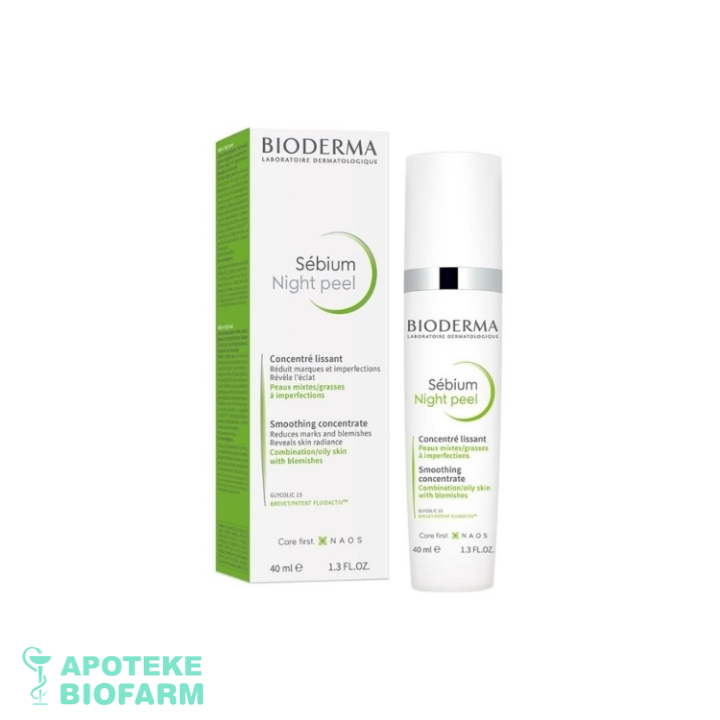 Bioderma Sebium Night Peel Concentrat 40Ml