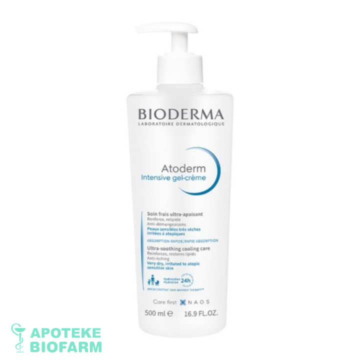 Bioderma Atoderm Intensive Gel-Krem 500Ml Bioderma Atoderm Intensive Gel-Krem 500Ml