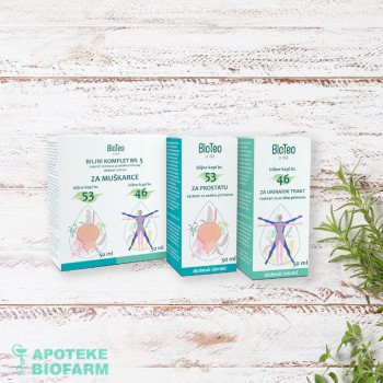 BIO TEO KOMPLET BROJ 5 (ZA MUŠKARCE) 2X50ML BIO TEO KOMPLET BROJ 5 (ZA MUŠKARCE) 2X50ML