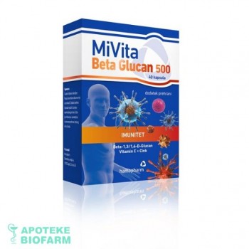 MIVITA BETA GLUCAN 500 KAPSULE A40