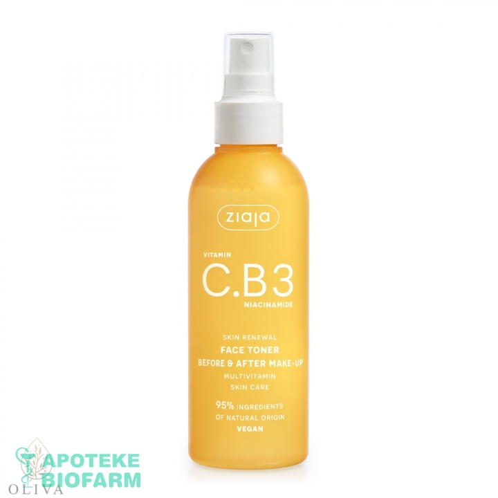Ziaja Tonik Za Lice Sa Vitaminom C, B3 190Ml
