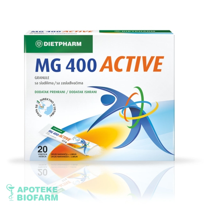 Dietpharm Mg 400 Active Direkt Kesice A20
