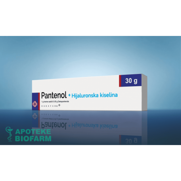 Pantenol + Hijaluronska Kiselina Krem 30G Pantenol + Hijaluronska Kiselina Krem 30G