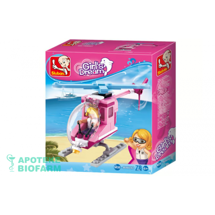 Sluban Kocke Helikopter 78 Kom