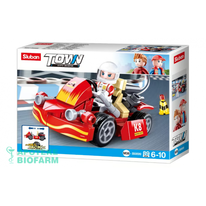 Sluban Kocke Karting Vozilo