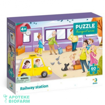 DODO PUZZLE ŽELEZNIČKA STANICA 60 KOM DODO PUZZLE ŽELEZNIČKA STANICA 60 KOM