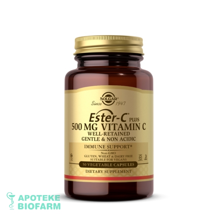 Solgar Ester C Plus 500Mg Kapsule A50