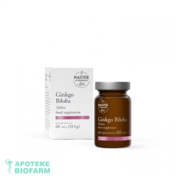 MASTER OF PHARMACY GINKGO BILOBA TABLETE A60 MASTER OF PHARMACY GINKGO BILOBA TABLETE A60