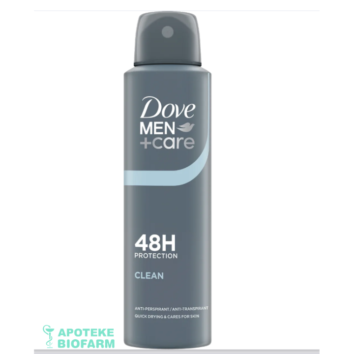 Dove Deo Sprey Men-Clean 150Ml