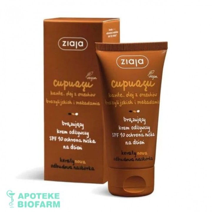 Ziaja Krema Za Samopotamnjivanje Lica Cupuacu 50 Ml