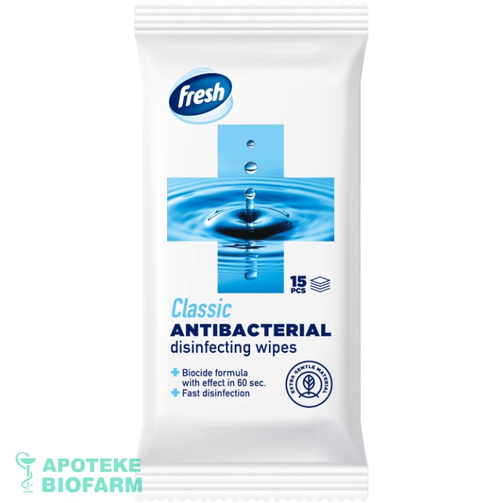 PIRAMIDA FRESH VLAŽNE MARAMICE ANTIBAKTERIAL A15