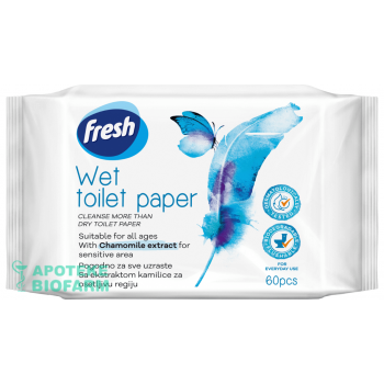 PIRAMIDA FRESH VLAŽNI TOALET PAPIR A60