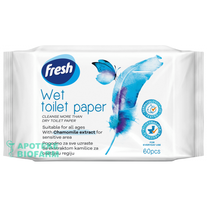 PIRAMIDA FRESH VLAŽNI TOALET PAPIR A60 PIRAMIDA FRESH VLAŽNI TOALET PAPIR A60