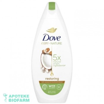 DOVE DUSH GEL WOMEN -RESTORING COCONUT&ALMOND 225ML