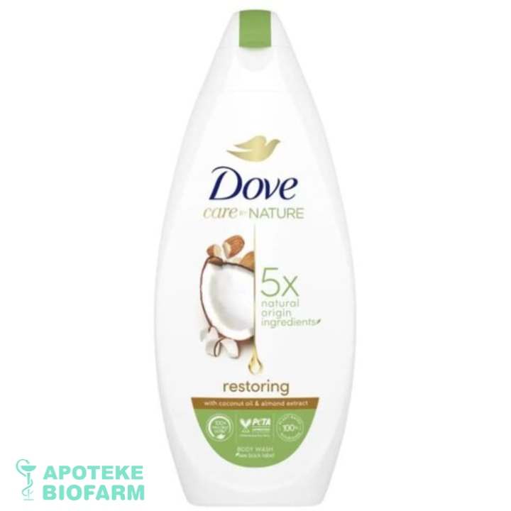 Dove Dush Gel Women -Restoring Coconut&Almond 225Ml