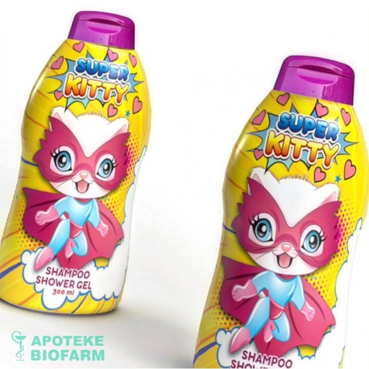 VUKSAR-SUPER KITTY SHAMPOO AND SHOWER GEL 300ML