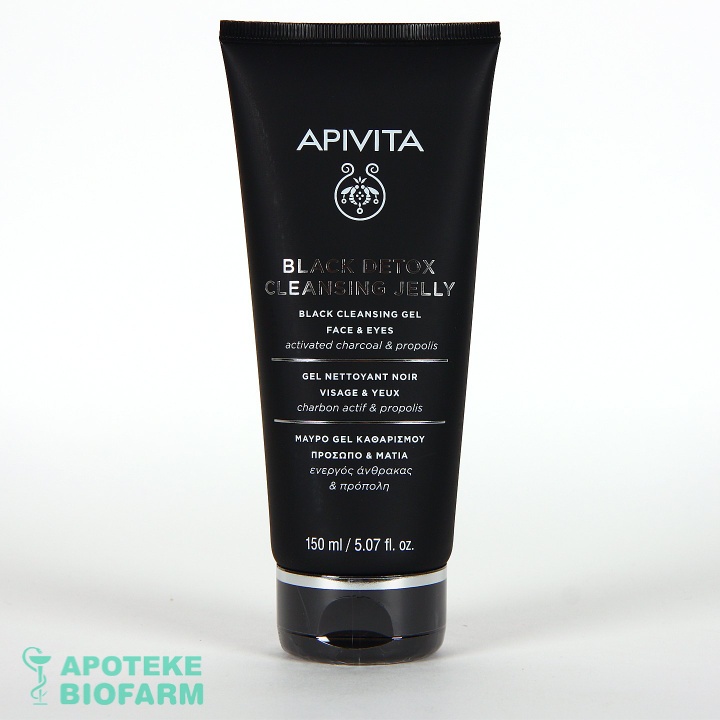 APIVITA CRNI DETOX GEL ZA ČIŠĆENJE LICA 150ML