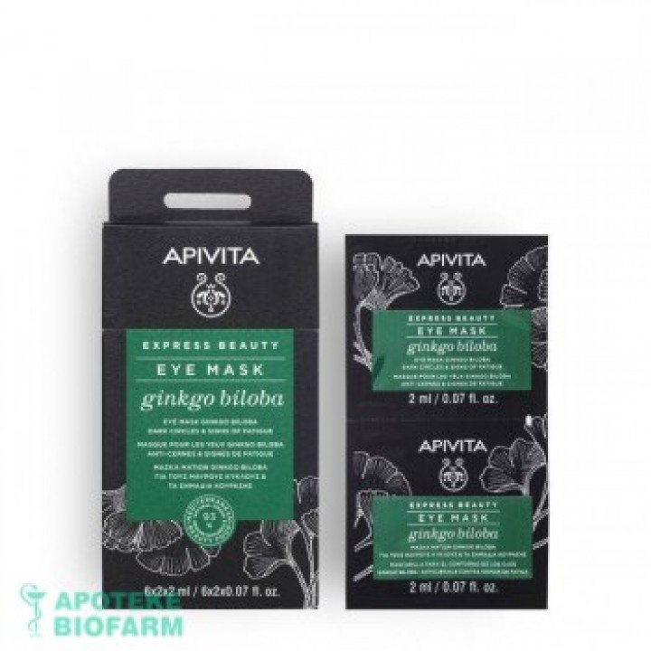 APIVITA MASKA GINKO ZA ZONU OKO OKA 6X2X2ML