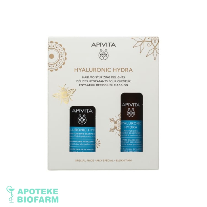 APIVITA PROMO ŠAMPON+REGENERATOR ZA KOSU HYALURONIC