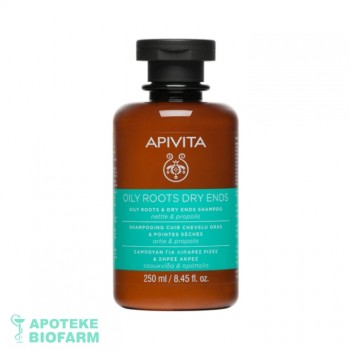 APIVITA ŠAMPON ZA MASNU KOSU I SUVE KRAJEVE OILY ROOTS 250ML