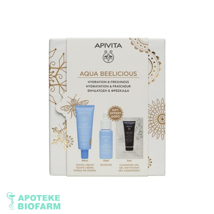 APIVITA PROMO SET AQUA BEELICIOUS TONIRANA KREMA SPF 30 40ml+10ml+5ml
