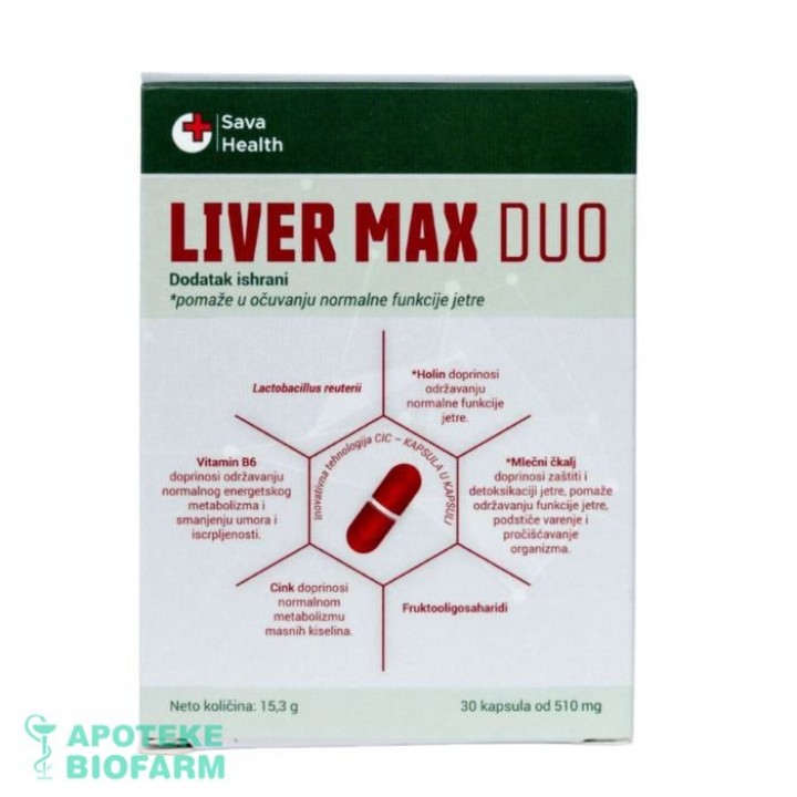 Liver Max Duo Kapsule A30 Liver Max Duo Kapsule A30