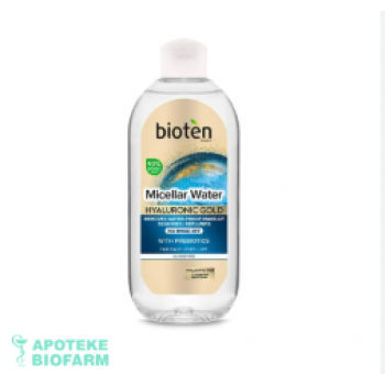 BIOTEN MICELARNA VODA HYALURONIC GOLD 400 ML. BIOTEN MICELARNA VODA HYALURONIC GOLD 400 ML.