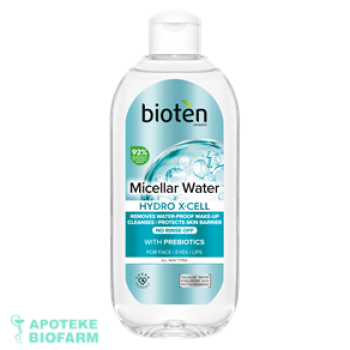 BIOTEN MICELARNA VODA HYDRO X CELL 400 ML. BIOTEN MICELARNA VODA HYDRO X CELL 400 ML.